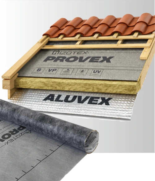PROVEX – Flame-Retardant Vapour-Permeable Roof Underlay
